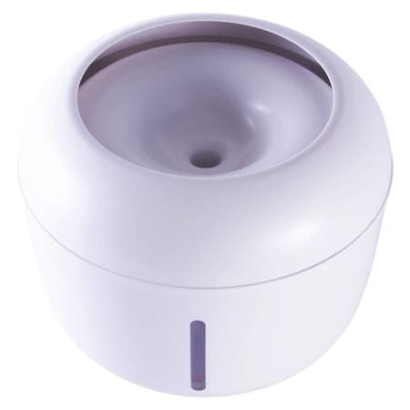 Petpurifiers Moda-Pure Ultra-Quiet Filtered Dog & Cat Fountain Waterer, White - One Size PE2640391